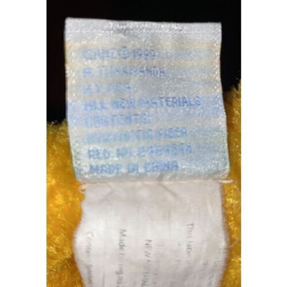 Vintage 1999 Baby Gund Lion With Rainbow Trim & Ribbon HTF - Picture 5 of 10